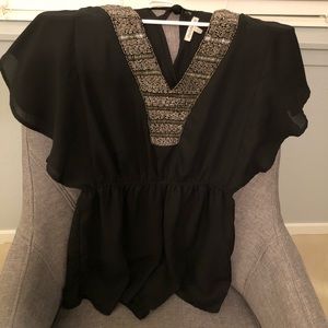BLACK ROMPER